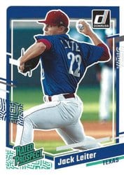 2023 Donruss Base Set Jack Leiter #51 card