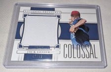 2023 Panini National Treasures Colossal Materials Jack Leiter #26 card