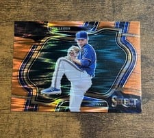 2023 Panini Select Jack Leiter Blue Prizm #275 card