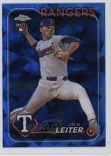 2024 Topps Chrome Update Sapphire Edition Base Set Jack Leiter #USCS156 card