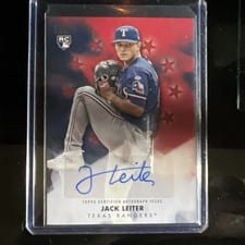 2024 Topps Update Baseball Stars Autographs Jack Leiter #BSAU-JLE card