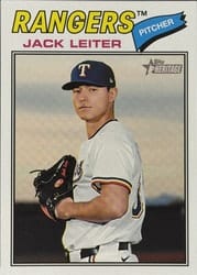 2026 Topps Heritage Base Set Jack Leiter #304 card