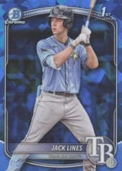 2025 Bowman Sapphire Edition Base Set Jack Lines #BCP-64 card