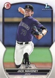2023 Bowman Draft Base Set Jack Mahoney #BD-29 card
