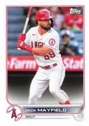 2022 Topps Mini Base Set Jack Mayfield #614 card