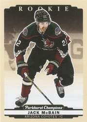 2022-23 Parkhurst Champions Base Set Jack McBain #295 card