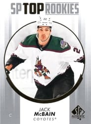 2022-23 SP Authentic Top Rookies Jack McBain #TR-40 card
