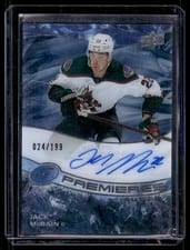 2022-23 Upper Deck Ice Ice Premieres Autographs Jack McBain #IPA-JM card