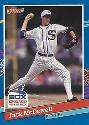 1991 Donruss Base Set Jack McDowell #57 card