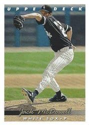1993 Upper Deck Base Set Jack McDowell #357 card