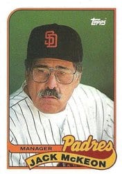 1989 Topps Base Set Jack McKeon #624 card
