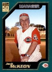 2001 Topps Base Set Jack McKeon #332 card