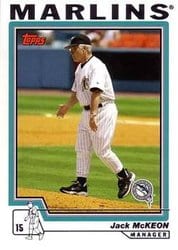 2004 Topps Base Set Jack McKeon #278 card