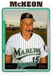 2005 Topps Base Set Jack McKeon #278 card