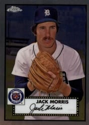 2021 Topps Chrome Platinum Anniversary Base Set Jack Morris #658 card