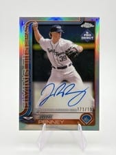 2025 Topps Pro Debut Chrome Autographs Jack Penney #PDC-191 card
