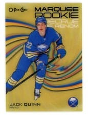 2022-23 O-Pee-Chee 3-D Marquee Rookies Jack Quinn #3D-JQ card
