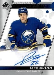 2022-23 SP Authentic Base Set Jack Quinn #108 card