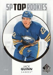 2022-23 SP Authentic Top Rookies Jack Quinn #TR-8 card