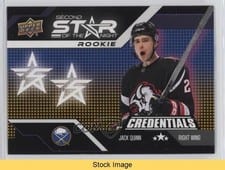 2022-23 Upper Deck Credentials 2nd Star of the Night Rookies Jack Quinn #2SR-4 card