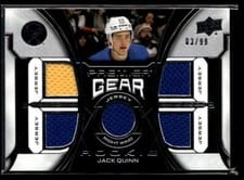 2022-23 Upper Deck Premier Premier Gear Rookies Jersey Jack Quinn #PGR-JQ card