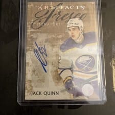 2024-25 Upper Deck Artifacts Fresco Signatures Jack Quinn #FS-JQ card