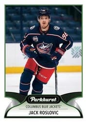 2021-22 Parkhurst Base Set Jack Roslovic #41 card