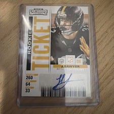2025 Panini Select Contenders Rookie Ticket RPS Jack Sawyer #35 card