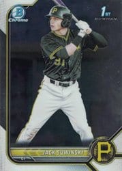 2022 Bowman Chrome Prospects Jack Suwinski #BCP-84 card