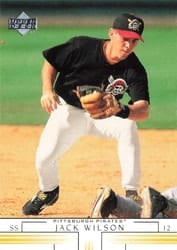 2002 Upper Deck Base Set Jack Wilson #427 card