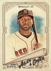 2018 Topps Allen & Ginter Base Set Jackie Bradley Jr. #254 card
