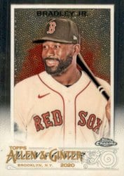 2020 Topps Allen & Ginter Chrome Base Set Jackie Bradley Jr. #161 card