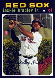 2020 Topps Heritage Base Set Jackie Bradley Jr. #249 card