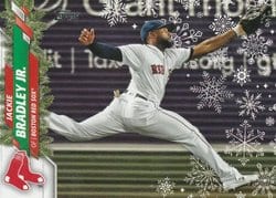 2020 Topps Holiday Base Set Jackie Bradley Jr. #HW158 card
