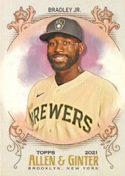 2021 Topps Allen & Ginter Base Set Jackie Bradley Jr. #310 card