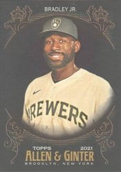 2021 Topps Allen & Ginter X Base Set Jackie Bradley Jr. #310 card