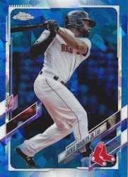 2021 Topps Chrome Sapphire Edition Base Set Jackie Bradley Jr. #568 card