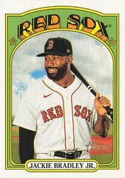 2021 Topps Heritage Base Set Jackie Bradley Jr. #171 card