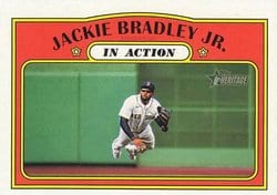 2021 Topps Heritage Base Set Jackie Bradley Jr. #172 card