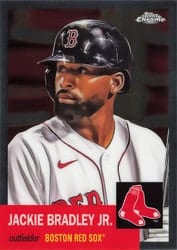2022 Topps Chrome Platinum Anniversary Base Set Jackie Bradley Jr. #467 card