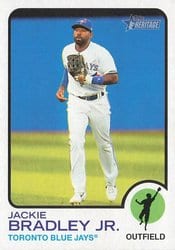 2022 Topps Heritage Base Set Jackie Bradley Jr. #684 card