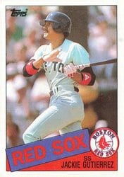 1985 Topps Base Set Jackie Gutierrez #89 card