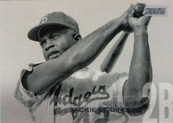2018 Stadium Club Base Set Jackie Robinson #200 card