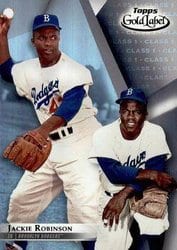 2018 Topps Gold Label Base Set Jackie Robinson #25 card
