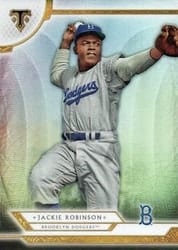 2018 Topps Triple Threads Base Set Jackie Robinson #65 card
