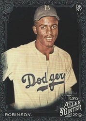 2019 Topps Allen & Ginter X Base Set Jackie Robinson #129 card