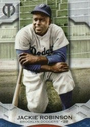 2019 Topps Tribute Base Set Jackie Robinson #25 card