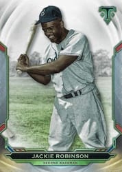 2019 Topps Triple Threads Base Set Jackie Robinson #50 card