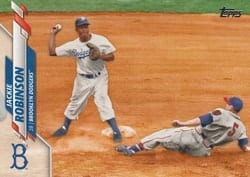 2020 Topps Base Set Jackie Robinson #416b card