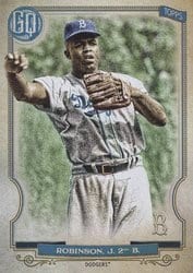 2020 Topps Gypsy Queen Base Set Jackie Robinson #320 card
